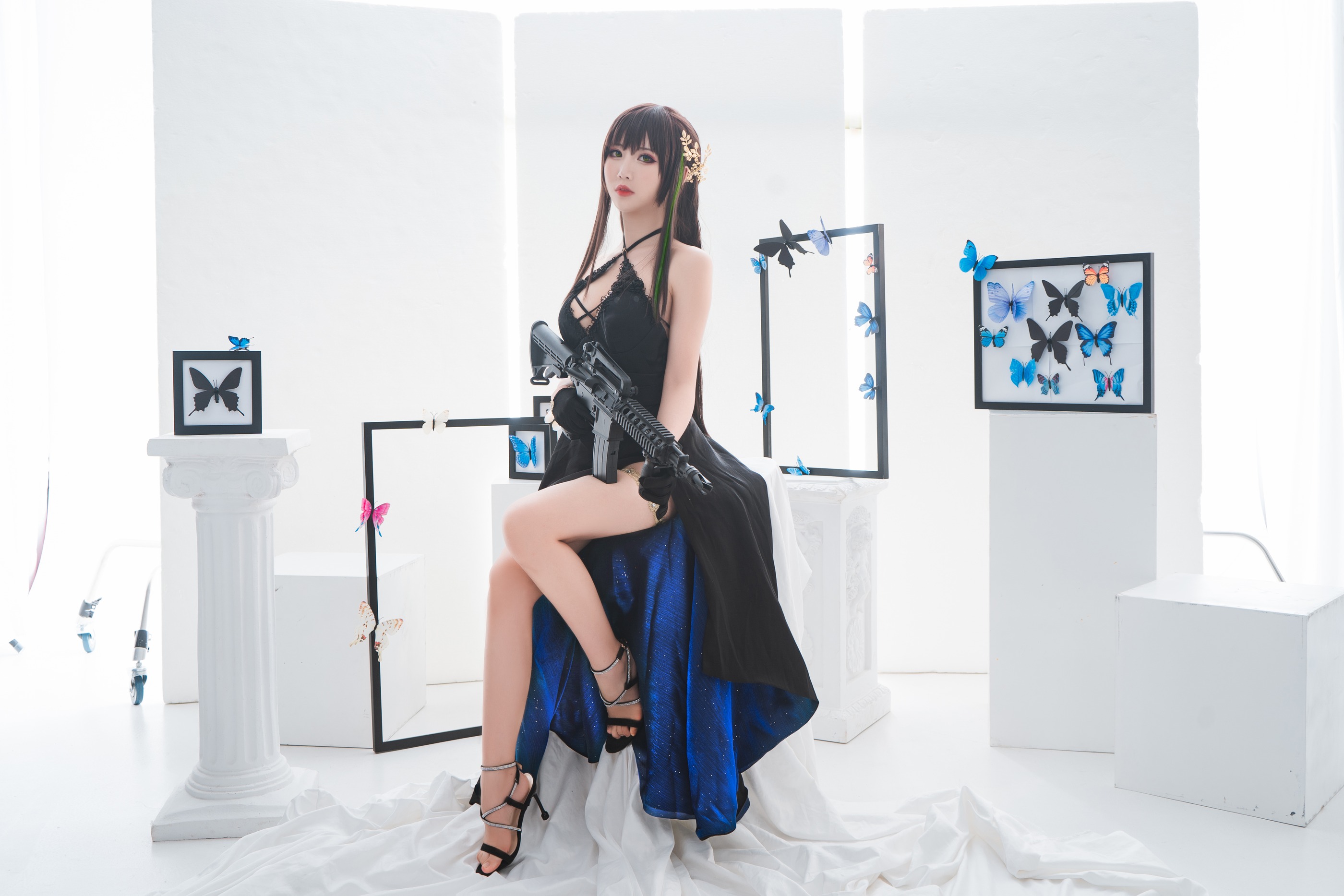 图片[1]-面饼仙儿 – NO.083 Coser面饼仙儿 M4A1 [21P]-XikXak